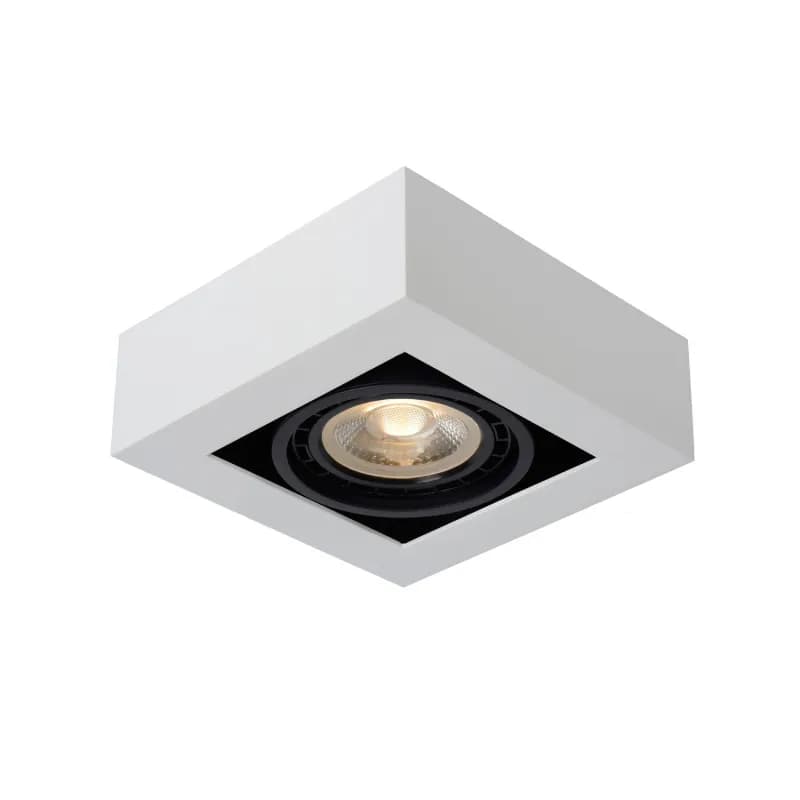 Lucide ZEFIX - Plafondspot - LED Dim to warm - GU10 (ES111) - 1x12W 2200K/3000K - Wit